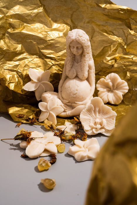 Solid body cream infused with Frankincense