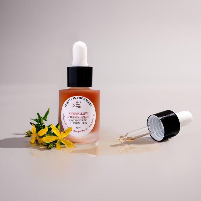 Face serum infused with St. John`s Wort