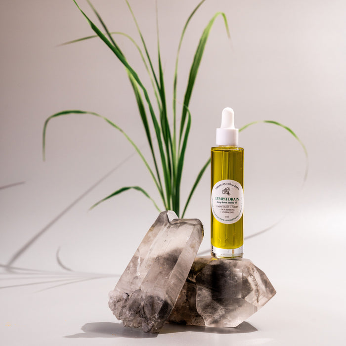 Lymph drainage oil infused with Lemongrass & Violet