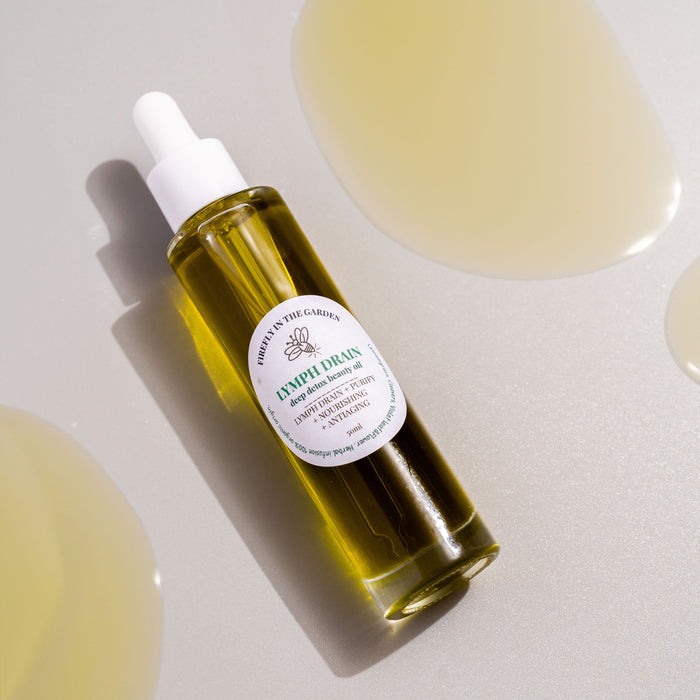 Lymph drainage oil infused with Lemongrass & Violet