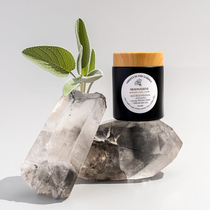 Moonshine body cream Sage and Mugwort infusion