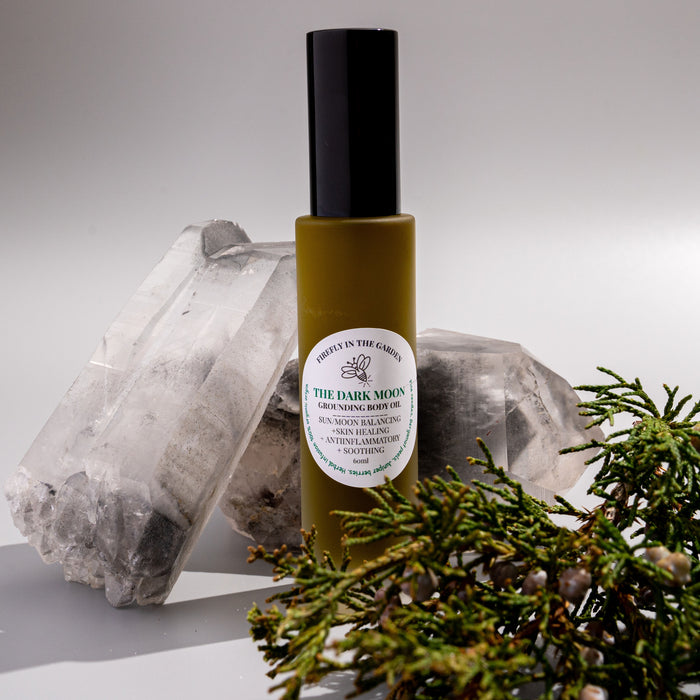 Dark Moon - body oil infused with Pine Needles, Juniper and Bergamot